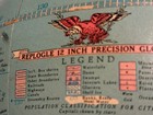 Vintage Pre 1939 12    Replogle Pr  cision Globe Metal Base Siam   Hawaiian Islands
