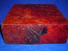        Wooden Amboyna Burl Block Thick Pool Sticks Box Top Gun Grips Knife Scale T28