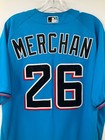  26 Jesus Merchan Miami Marlins Nike Game Used Spring Training Jersey Size  46