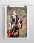 Gregg Allman Of The Allman Brothers 8x10in Poster Gregg Allman Poster Free Ship