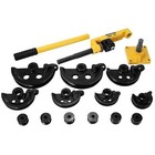 Pipe Tube Bender 3 8 To 1  Od 10-25mm Manual Tube Bender W  7 Dies Bending Dies