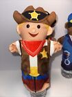 Hand Puppets Melissa And Doug Set Of 3   Pirate  Sheriff  Police