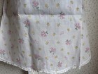 Vintage Sweet Delicate Full Floral Apron Dainty Lace Cleaned   Pressed