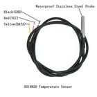 2 Pcs Temperature Sensor Module Chip Kit Waterproof Stainless Probe Arduino