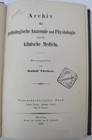 1882 Antique German Medical Anatomy Book 