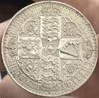 1847 Gothic Crown Esc-2571 Undecimo Uk  au Details  Altered Surface 