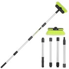 65   165cm Car Wash Brush Long Handle Soft Bristle Scrub Cleaning Mop With 4 