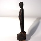 Japanese Antique Wooden Jizo Statue Edo Period W Forehead Jewel Beaded Ornaments