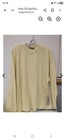 Nwt Fear Of God Essentials Mock Neck Long Sleeve Shirt Canary Yellow Large Men s