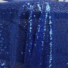 60x126  Royal Blue Sequin Rectangle Tablecloth Wedding Party Catering Linens