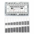 360pcs Watch Pin Spring Bars Band Strap Link 8-25mm Repair Kit Stainless Steel