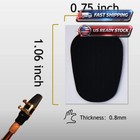 80pcs Alto Tenor Saxophone Mouthpiece Cushions Clarinet Patches Adhesive Black