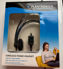 New Plantronics M214c Cordless Phone Headset Over The Head Noise Cancelling Mic