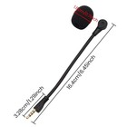 Replacement 3 5mm Microphone Boom Mic For Logitech G Pro X Steelseries Headset