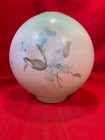 Antique Hand Painted Oil Lamp Globe Ball Lamp Shade 10 