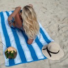 Aston   Arden Luxury Beach Towel  bulk Case Of 8   - 35x70 - 600 Gsm  Pinstripes