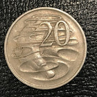 Very Nice 1968 Australia Platypus 20 C Or Twenty Cents Coin-apr106
