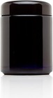 Airtight Ultraviolet Glass Jars 250ml Pack Of 6 - Smell Proof  Light Blocking  D