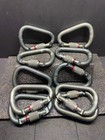 Ten Used Petzl Attache Sl Locking Carabiners