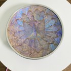 Vintage Brazilian Blue Morpho Butterfly Wing 6 5    Art Wall Hanging Decor Plate