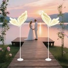 2pcs Butterfly Floor Lamp Led Atmosphere Lamp Wedding Decoration Lamp Warm Light
