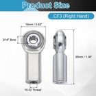 4 Pcs 3 16  Cf3 Rod End Bearing 10-32 Right Hand Female Thread With Jam Nuts
