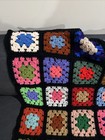 Granny Crochet Afghan Very Colorful Lap Blanket Throw Handmade 43 5    X 51   