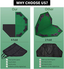 48  8-player Foldable Poker Table Top  Casino Texas Hold em Layout  Portable Ant