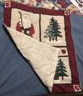 Quilted Christmas Wall Hanging Initial Quilting Done 