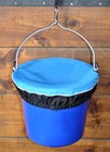 Colored Bucket Top Blue Large