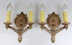 Antique Vintage 1930 s Riddle Wall Lamp Lights Sconces
