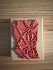 Stampabilities Bamboo Wood Mount Rubber Stamp  jr1018 New Old Stock Vintage