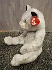Ty Classic Pearl Cat Plush Silver Gray 15    New