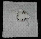 White Tiger Security Blanket Baby Lovey Minky Raised Dots