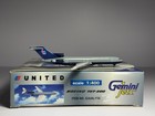 Gemini Jets 1 400 United Airlines Boeing 727-200 N7291u Battleship Grey Gjual114
