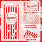 100pcs Popcorn Bags Individual Servings - Maqihan Disposable Paper Popcorn   