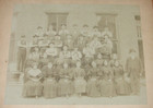 Lot Of 3 Antique Black   White Group Pictures From The Late 1800s To Early 1900s