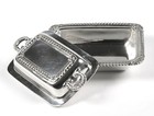 Silver Plate Butter Or Pate Server Tray With Spreading Knife- Slv400