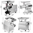 Vevor Commercial Meat Grinder Stainless Steel Electric Sausage Stuffer
