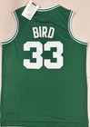 Boston Celtics Larry Bird Nba Basketball Jersey Green  33 New Large