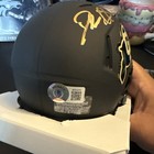 Deion Sanders Signed Colorado Buffaloes Matte Black Mini Helmet Beckett Coa