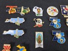 Huge Lot Of Lions Club Lapel Pins State Pins  100  Attendance Pins 13 5 Oz