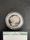 Vintage 925 Silver United Nations Sterling Medal Coin 24g Peace Tree   Dove