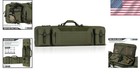 Savior Double Rifle Gun Bag 46  Olive Drab Green Tactical Backpack W pistol Case