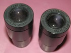 Lot Of  2  Pair Of Nikon Microscope Eyepieces 10x   18 Cfwe Magnifier