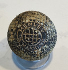 Antique  Golf Ball  Gutty  Gutta-percha Henley B  Marking Ca  1890s