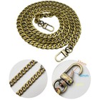 47 Inch Purse Chain Replacement Metal Handbag Strap For Shoulder Crossbody Bag