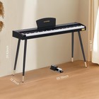 Aodsk 88-key Semi Weighted Digital Piano   Beginner Keyboard
