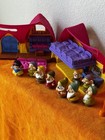 Fisher Price Little People Disney Princess Snow White Musical Cottage W 8 Dwarfs