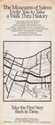 Salem Ma Historic Walk Map Museums Witch Trials Witchcraft Vtg Souvenir Pamphlet